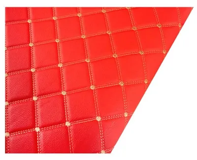 Zdjęcie produktu dla Materiał sztucznej skóry, pikowany, o wymiarach 100x160 cm, idealny do rękodzieła