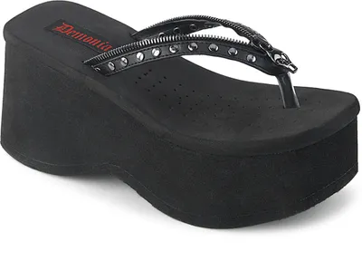 Produktbild von FUNN-33 Damen Sandale von DemoniaCult, Schwarz EU 40, US 10