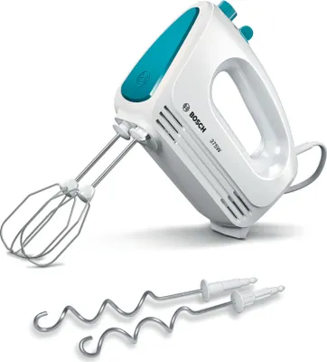 Produktbild von Mixér, Bosch MFQ2210D, ruční mixér, CleverMixx, 375 W, 4 rychlostní stupně, přídavné nastavení pulz/turbo, bílá/modrá