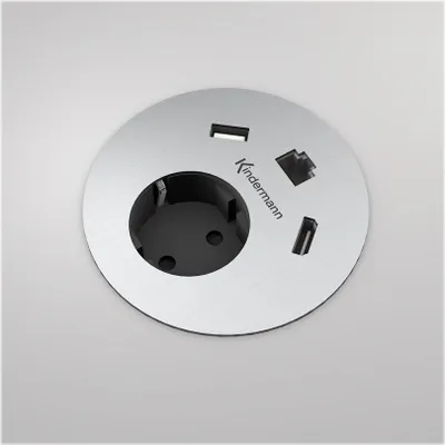 Produktbild von Kindermann CablePort table² - Anschlussdose