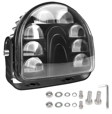 Rotes Bogen-Sicherheitslicht 24 W, 8 LEDs, DC 10-80 V, IP68, für Gabelstapler
