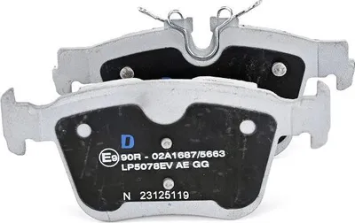 Produktbild von DELPHI Bremsbeläge Satz Hinten Bremsklötze für VOLVO XC60 II (246) LP5078EV