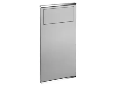 Image de Module lavabo Keuco Plan Integral 1 326 x 625 x 143 mm à gauche avec poubelle - chromé/aluminium laqué - 44988011701