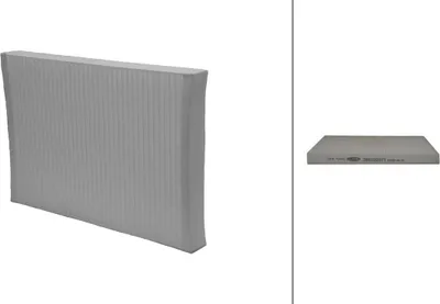 Image de Filtre d'habitacle Filtre à pollen 300 x 205 mm HELLA pour AUDI A4, entre autres