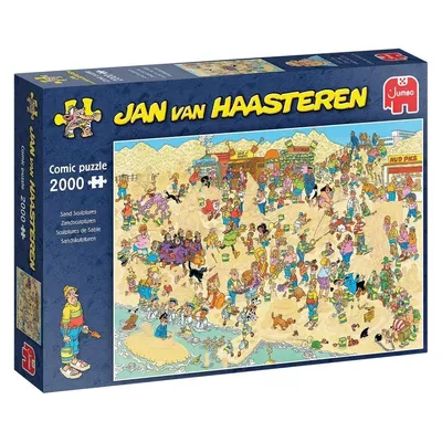 Produktbild von Jan van Haasteren Spiele Sandskulpturen 2000 Teile - Puzzle für Erwachsene, 2000 Stück(e), Humor, 12 Jahr(e)