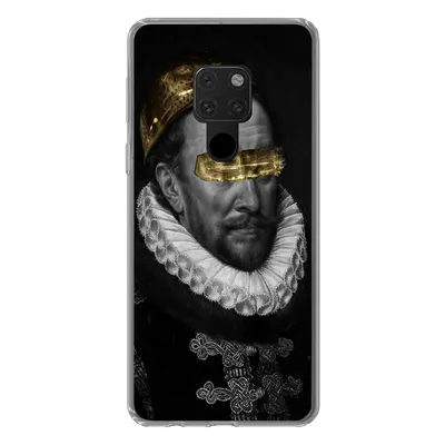 Produktbild von MuchoWow® Handyhülle Schutzhülle Hülle für Huawei P40 Lite Malerei - Schwarz und Gold - Alte Meister Silikon Softcase Handy Hülle - Handy
