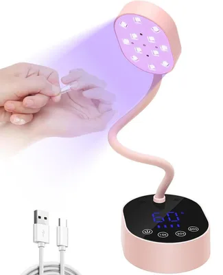 Produktbild von UV LED Nagellampe 36W mit Sensor, 1500mAh Akku, LCD Display, Timer, USB-C