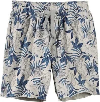 Produktbild von Jungen-Bermuda Kurzhose PEPPERTS Freizeithose Graumelange alloverprint 122/128