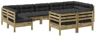 Zdjęcie produktu dla VidaXL 3299635, Antracyt, Sosna, 5 mm, 63 mm
