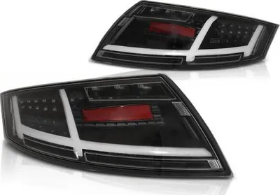 Produktbild von Voll LED Lightbar Rückleuchten für Audi TT 8J  06-14 Schwarz dynamischer Blinker