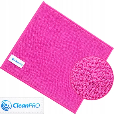 Produktbild von CleanPRO Microfasertuch 30x30 cm rot 220g/m² universell