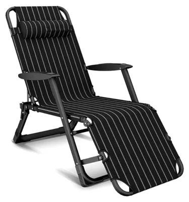 Produktbild von Klappbarer Outdoor-Liegestuhl, Schwerkraftstuhl, Nickerchenstuhl, vielseitiger Klappstuhl, hohe Tragfähigkeit
