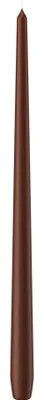 Produktbild von Spitzkerzen durchgefärbt Kastanie Braun 400 x Ø 25 mm, 6 Stück