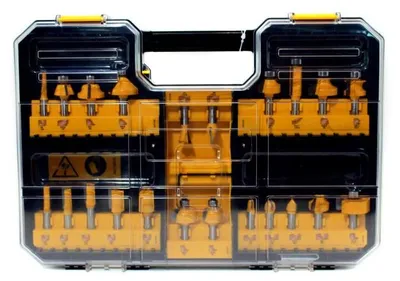 Produktbild von DEWALT Fräser-Set 22-teilig 8 mm Schaft