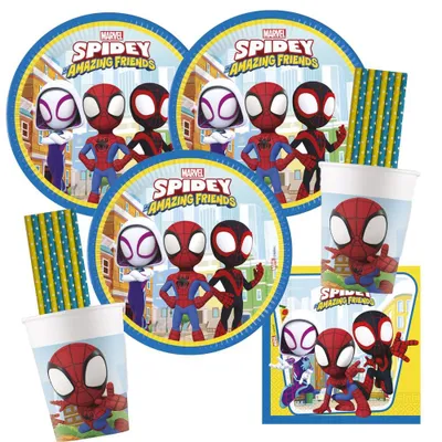 Partyset Spidey und Superfreunde für 16 Kinder