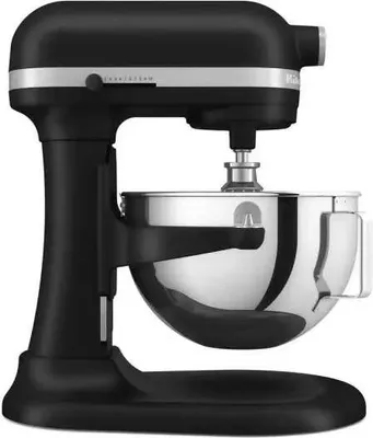 Produktbild von KitchenAid 5KSM55SXXEBM, Standmixer, Schwarz, Schlagen, Kneten, Mixen, Rührer, 5,2 l, Metall, Edelstahl