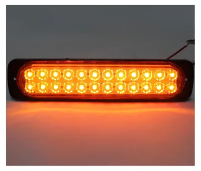 Produktbild von LED Seitenmarkierungsleuchte 24 LED 12-24V, gelbe Farbe