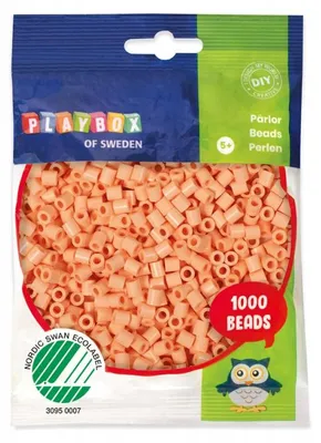 Produktbild von Playbox Bügelperlen 5mm Orange 1000 Stück