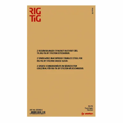 Immagine prodotto di Rig-Tig 2 Ersatz-Schneidedrähte für Käseschneider & Hobel, Schneidwerkzeug fu•r Käse, Z00069-9