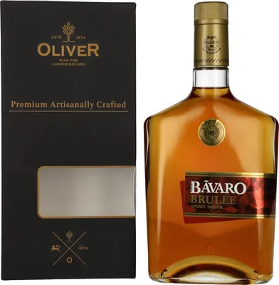 Produktbild von Bãvaro BRULÉE Spirit Drink 38% Vol. 0,7l in Geschenkbox