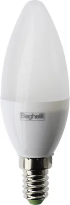 Obrázek produktu pro BEGHELLI LAMP. LED OLIVE 7W 3000K 4ks Lite Led 6 Oliva E14 blister pack 4ks, 700lm, teplé světlo