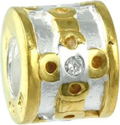 Image de Carlo Biagi perle fleur 925 Bico European Beads BTTCZ22C