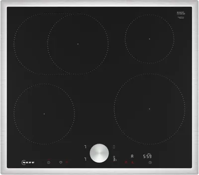 Produktbild von Neff T56STF1L0 Kochfeld Schwarz Integriert 60 cm Zonen-Induktionskochfeld 4 Zone(n)