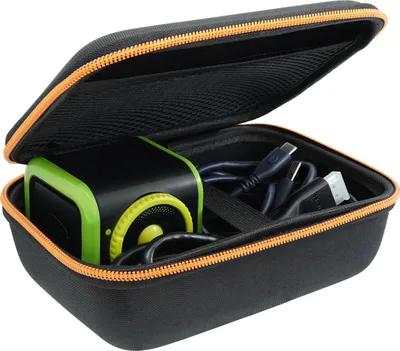 Produktbild von Schutztasche für VTech LeapMove Konsole und Zubehör aus robustem EVA-Material in verschiedenen Farben und Mustern
