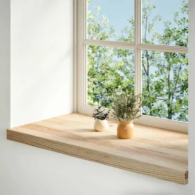 Obrázek produktu pro vidaXL Parapety 2 ks. Neošetřené dubové masivní dřevo 70x40x2 cm