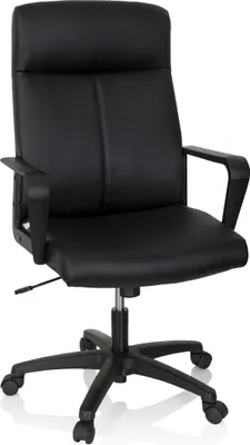 Obrázok produktu pre hjh OFFICE Profesionálna manažérska stolička LISSO Ergonomická kancelárska stolička s podrúčkami Otočná stolička zo syntetickej kože do kancelárie, domácnosti