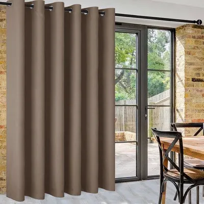 Immagine prodotto di Tende oscuranti termiche Unyqoos® – Tende termiche, 243 x 254 cm per pannello, tessuto in poliestere a tre strati, occhielli da 6/4 cm, protezione della privacy e isolamento termico