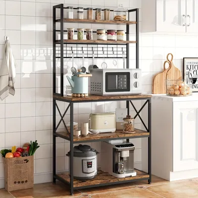 Immagine prodotto di Isola cucina - Mobile cucina - Carrello cucina - Isola cottura - Carrello di servizio - Design industriale