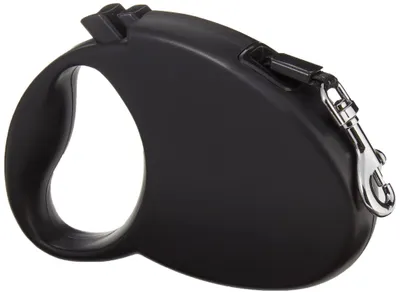 Immagine prodotto di Guinzaglio retrattile per cani Amazon Basics, 5 m, taglia S, nero