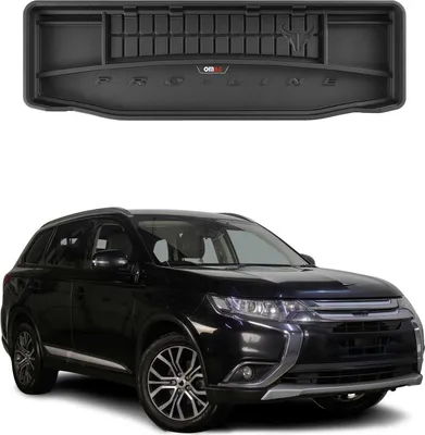 Produktbild von FROGUM Kofferraumwanne Schwarz TPE für MITSUBISHI OUTLANDER III (GGW, GFW, ZJ)