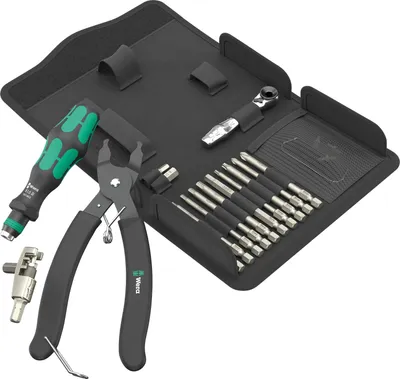 Produktbild von Wera 9532 Kettennieter Werkstatt-Set, 20‑teilig, Werkzeug-Set, (inkl.