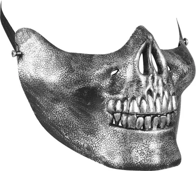 Produktbild von Metallische Skelett Kinnmaske