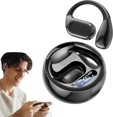 Produktbild von Open Ear Kopfhörer, Bluetooth-Kopfhörer 5.4 Sport mit intelligenter Digitalanzeige,Simultandolmetschen in Echtzeit,Schnellladung,für iOS und Android