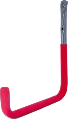 Produktbild von Alberts Wandhaken | grau, mit roter Gummierung | Durchmesser Ø18 mm | 300 x 250 mm | 5er Set