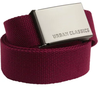 Produktbild von Urban Classics Canvas Belt – Uni Gürtel aus robustem Polyester mit Metallkopp