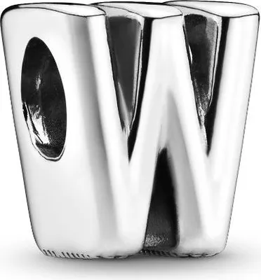 Produktbild von Pandora 797477 - Buchstabe W - Alphabet Charme