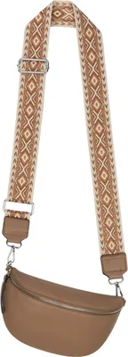 Produktbild von Bauchtasche Umhängetasche Crossbody-Bag Hüfttasche Kunstleder Italy-Design APRICOT (2310)