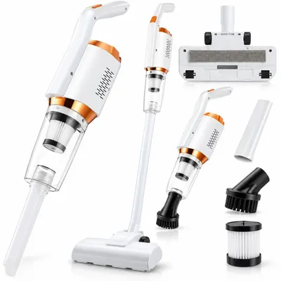 Immagine prodotto di Aspirapolvere Senza Fili 2 In 1 Con Mop 8500 Pa HEPA 5 Accessori USB Per Casa E Auto