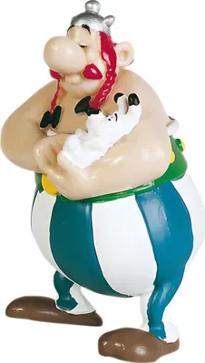 Image de Astérix & Obélix : figurine Obélix avec Idéfix
