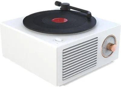 Produktbild von Retro Bluetooth-Lautsprecher, draadloze USB-Lesekarte, mini-Plattenspieler für draussen