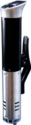 Produktbild von Gastronoma 18310009 - Sous-Vide Garer - Wi-Fi - 1000W - 90°C - 8–10 L/min - Timer - Schwarz Edelstahl