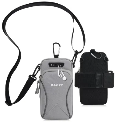 Produktbild von Sportarmband für Smartphones bis zu 7 Zoll mit verstellbarem Schultergurt
