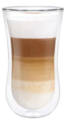 Produktbild von 2x Stölzle Lausitz Coffee'N More XL Glas 330 ml Kaffeglas / Teeglas