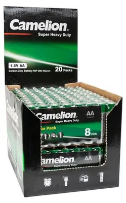 Produktbild von CAMELION R6 AA Grün / SP8 (20 x 8er Shrink in Display)