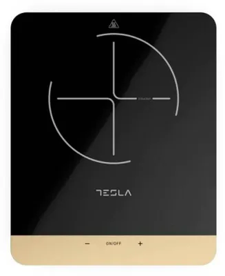 Zdjęcie produktu dla Płyta indukcyjna przenośna Tesla IC401B, 2000W, 25x25cm, 8 poziomów mocy, czarna