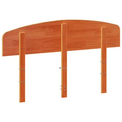 Image de vidaXL Tête de lit brun cireux 120 cm pin massif